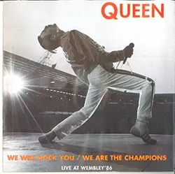 Portada del vinilo Queen Live at Wembley '86, edición en LP del concierto más icónico de la banda